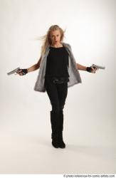 Nikol Action Standing Pose With Guns